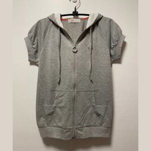 Stussy Girls Cap Hoodie – Silver Heather Size M